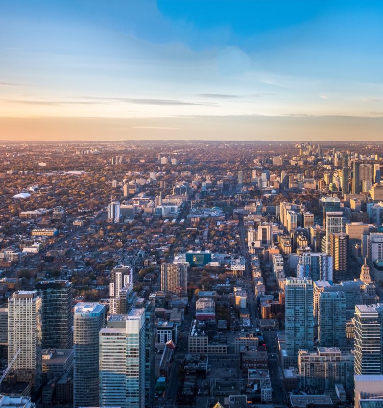 View of Toronto City from above - Toronto, Ontario, Canada